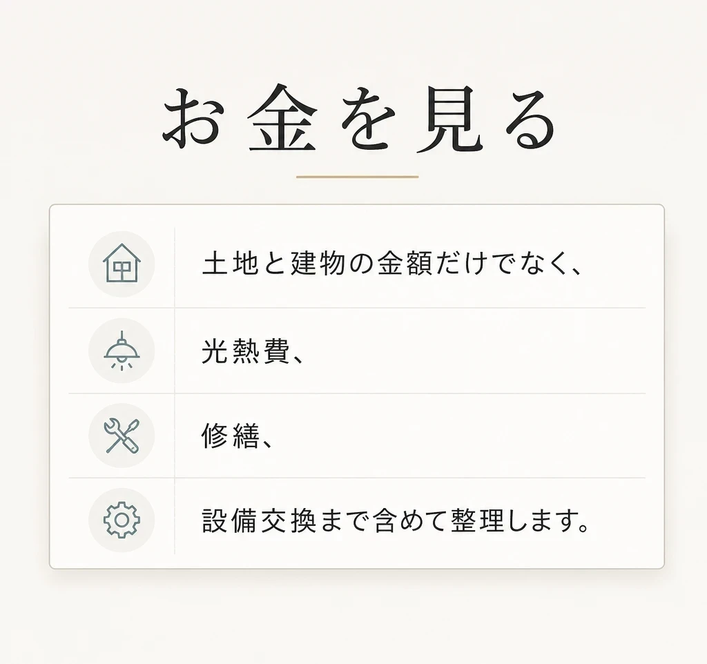 お金を見る