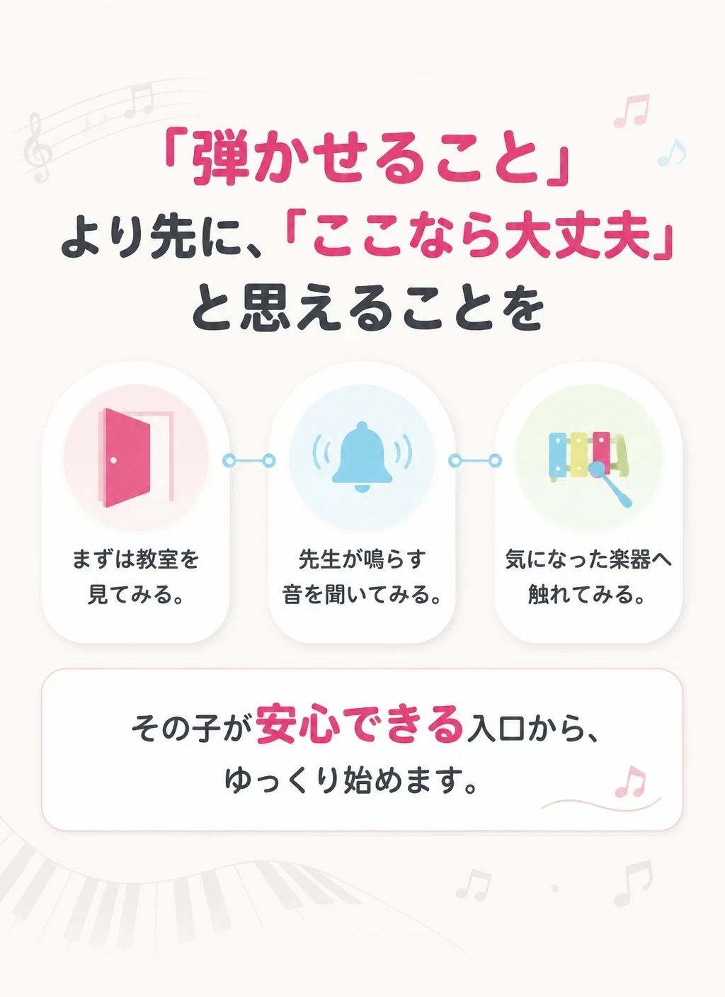 安心が先