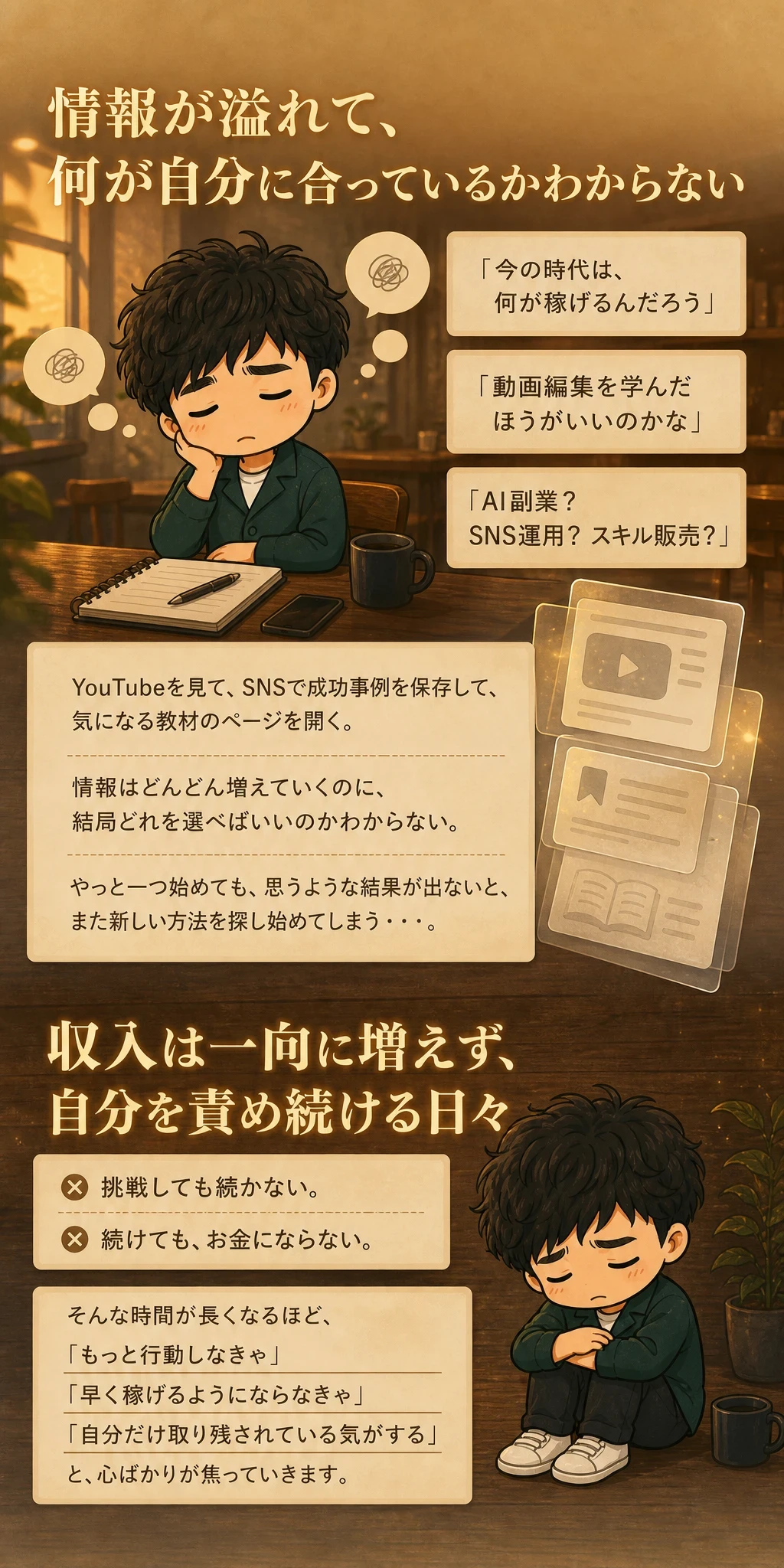 稼ぎ方探しと自己否定